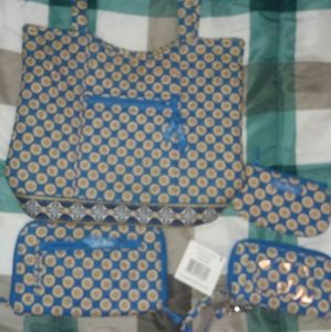 4 piece Vera Bradley Purse/Handbag Set